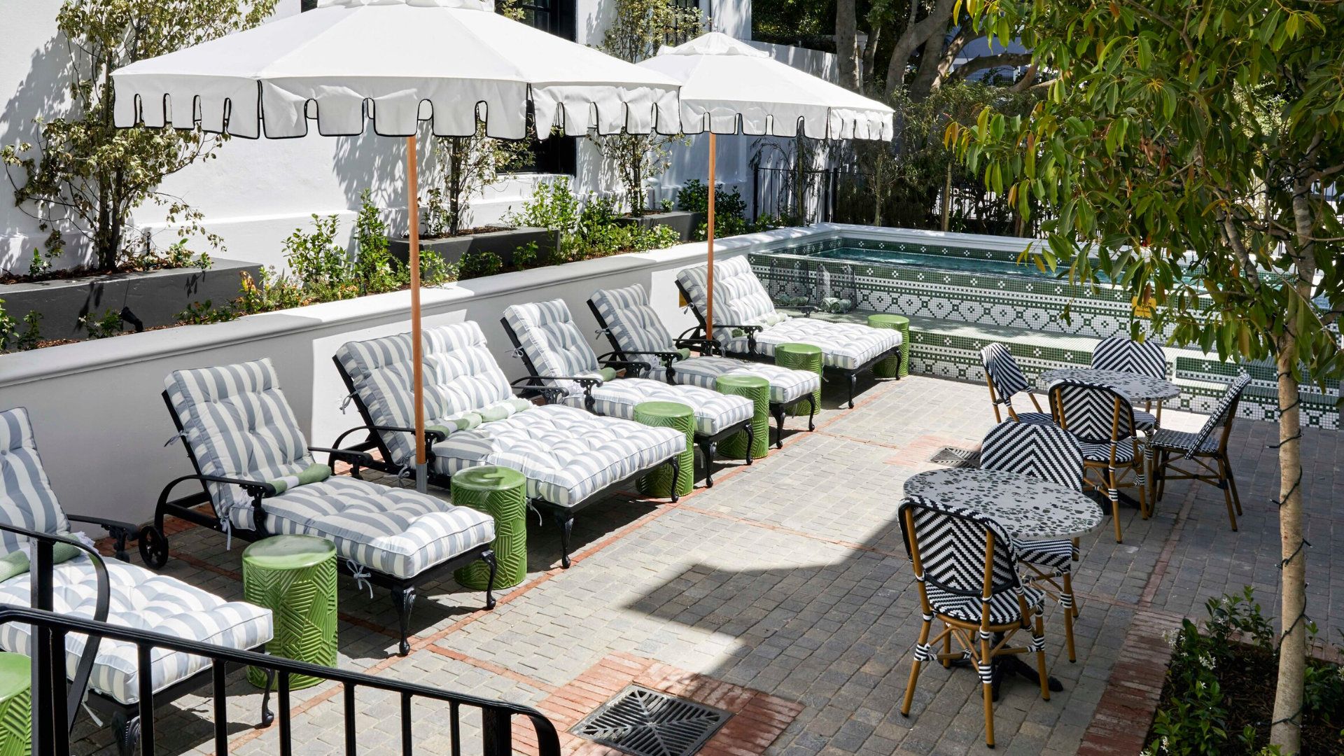 Poolside at The Cape Cadogan Boutique Hotel