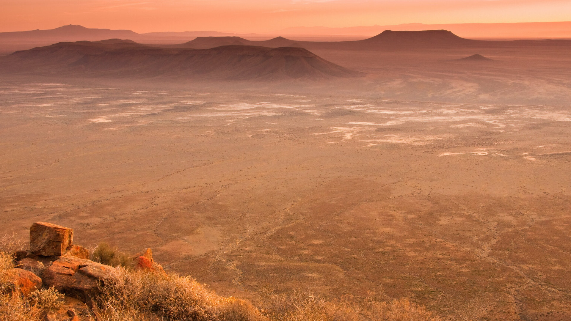 A View of The Tranquil Karoo Landscape